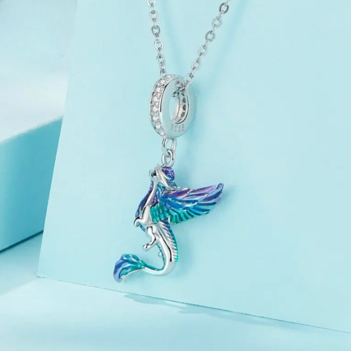 Farebný Drak Charms