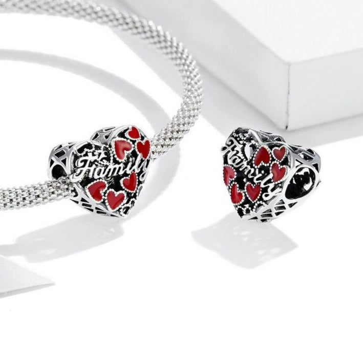 Rodinný Srdcový Prívesok