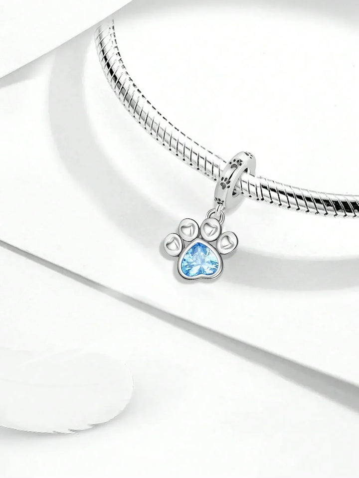 Modré Paws Charm