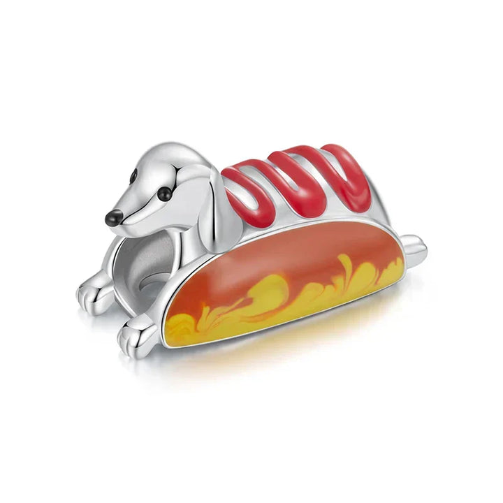Charm v tvare hot dogu